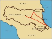 Emilia Romania - trasa wycieczki