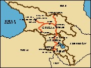 Gruzja i Armenia - trasa wycieczki