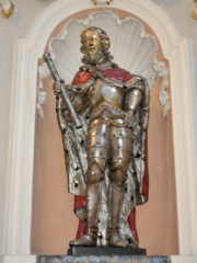 rzeźba z XVII w. Jaksy z Kopanicy, kościół św. Augustyna w Krakowie