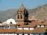 foto z cusco peru - dachy Cusco w głębi dzwonnica Iglesia La Merced