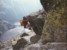 W drodze na Rysy, w dole Czarny Staw i Morskie Oko