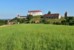 Widok ze wzgórza Panorama na zamek Ptuj