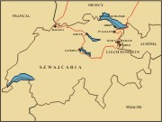 Szwajcaria, Liechtenstein - trasa wycieczki