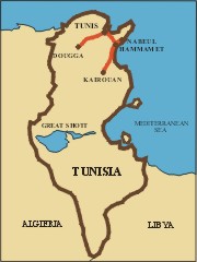 Tunezja - trasa wycieczki