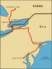 USA, Kanada - trasa wycieczki
