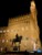 fotki z florencji - Pomnik Cosimo I na tle Palazzo Vecchio nocą